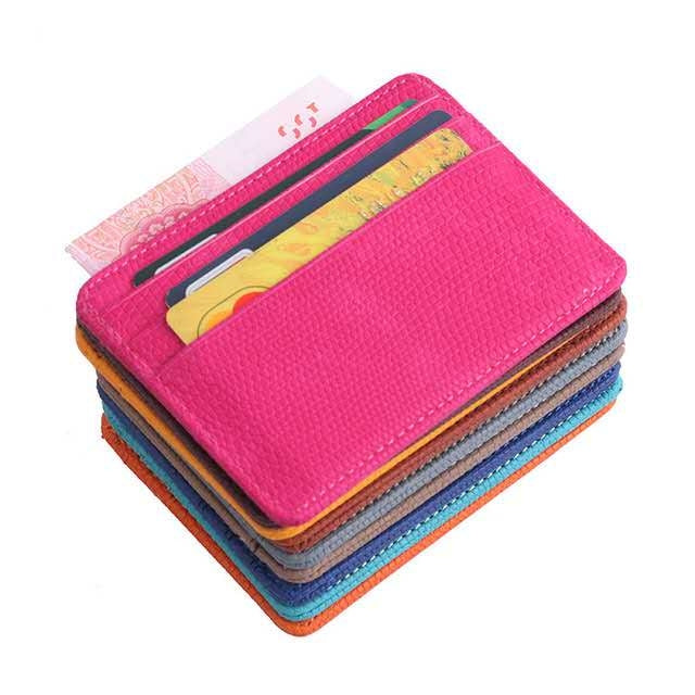 Lizard Pattern PU Leather Bank Card Set Card Package(Gray)