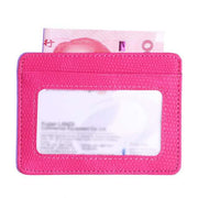 Lizard Pattern PU Leather Bank Card Set Card Package(Pink)