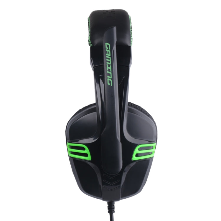 Salar KX101 3.5mm Wired Earphone Gaming Headset PC Gamer Stereo Headphone with Microphone for Computer(black)