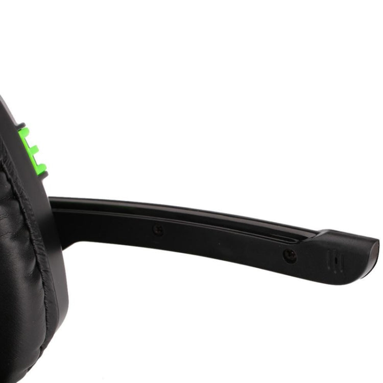 Salar KX101 3.5mm Wired Earphone Gaming Headset PC Gamer Stereo Headphone with Microphone for Computer(black)