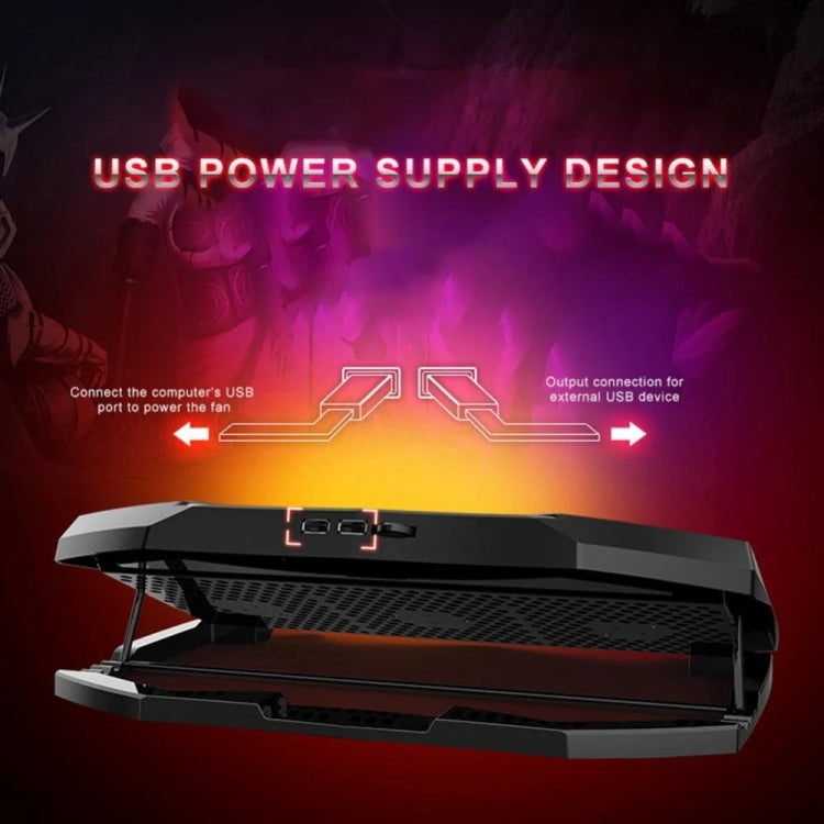 Notebook Radiator Multi-angle Adjustment Base, Specification:Black 220V