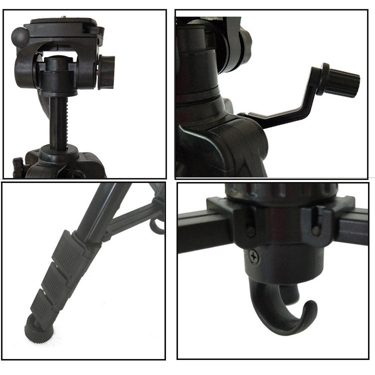ET-668 Mobile Phone Camera Photography Tripod Live Support(Black)