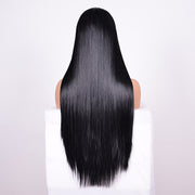Straight Lace Front Human Hair Wigs, Stretched Length:26 inches, Style:1