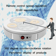 30cm Remote Control Speed Electric Turntable Sample Display Stand, Specification:AU Plug(Black)