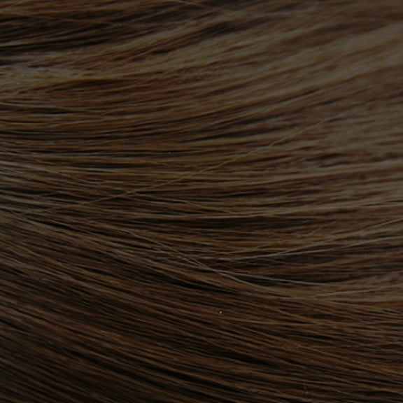Female Black Long Straight Wig With Air Bangs(Black Brown (Solid Color) 58CM)
