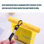 10 PCS Large Outdoor Photo Transparent Water-resistant Cartoon Mobile Phone Bag, Style:Squirrel