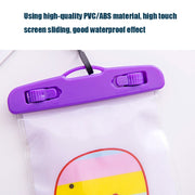 10 PCS Large Outdoor Photo Transparent Water-resistant Cartoon Mobile Phone Bag, Style:Dolphin