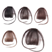 Fake Bangs Clip Hairpiece Synthetic Bangs Hair(Jet-black)