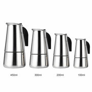 Stainless Steel Moka Coffee Maker Pot Filter(100ml)