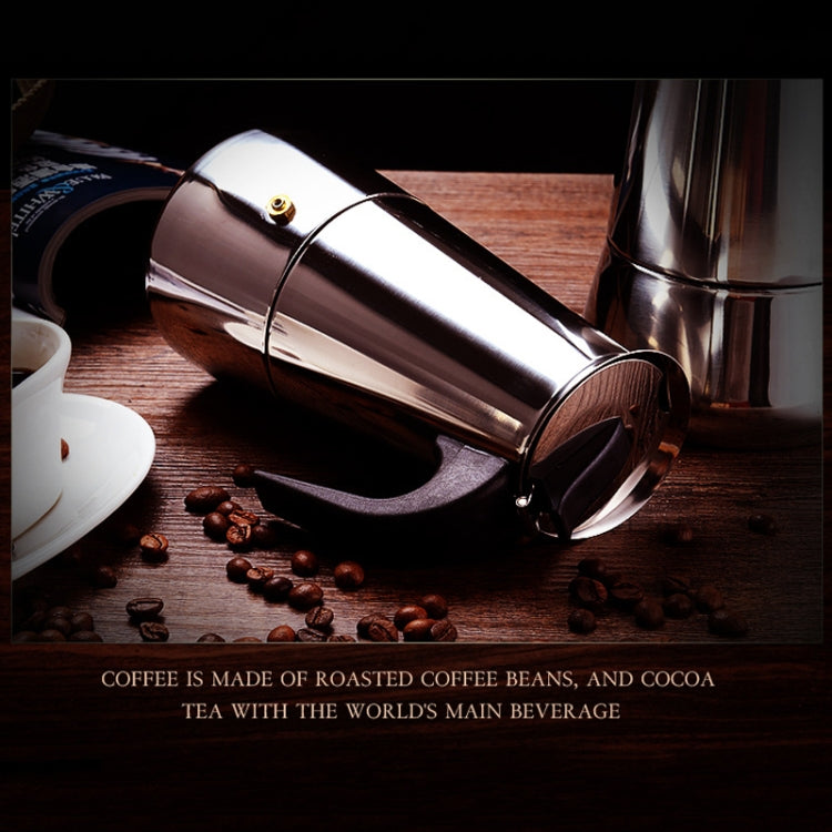 Stainless Steel Moka Coffee Maker Pot Filter(100ml)