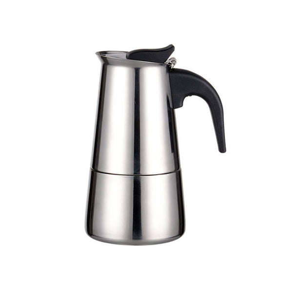 Stainless Steel Moka Coffee Maker Pot Filter(100ml)