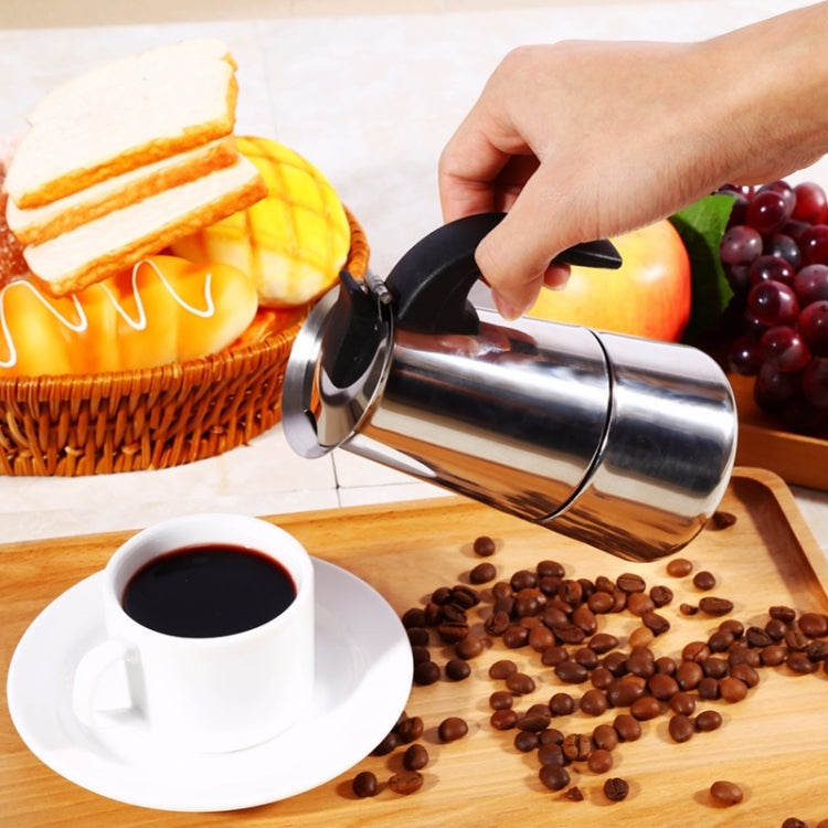 Stainless Steel Moka Coffee Maker Pot Filter(100ml)