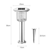 Outdoor Solar Water-resistant Mosquito Lamp Mosquito Repellent, Color:TM03 Silver