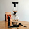 Classic Siphon Coffee Pot Black Handle Glass Syphon Pot for 5 People, Size:37.5x11.3cm(Black) - Coffee Machine & Accessories by PMC TechLife | Online Shopping South Africa | PMC TechLife | Buy Now Pay Later Mobicred