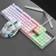 X-L SWAB GX50 Computer Manipulator Feel Wired Keyboard + Macro Programming Mouse, Color： White Mixed Light - Wired Keyboard by X-L SWAB | Online Shopping South Africa | PMC TechLife | Buy Now Pay Later Mobicred