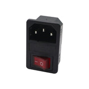 10 PCS AC-01 Three Pins Power Socket with Safety Switch Socket