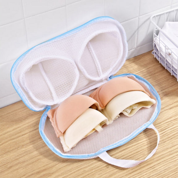 Mesh Bra Laundry Bag Underwear Pouch Travel Organizer Bags(Grey)