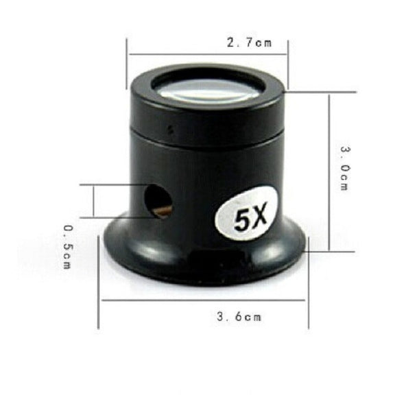 Watch Repair Tool Eyepiece Repair Watch Eye Mask Magnifier, Color:5X