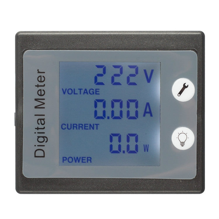 peacefair PZEM-011 AC Digital Display Multi-function Voltage and Current Meter Electrician Instrument, Specification:Host + Opening CT