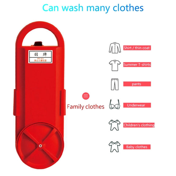 HX-02DS Household Portable Small Portable Washing Machine, CN Plug