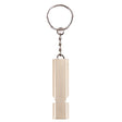 3 PCS Mini Portable 120db Double Pipe High Decibel Outdoor Camping Hiking Survival Whistle Double-frequency Emnergecy Whistle Keychain(Gold) - Emergency Tools by PMC TechLife | Online Shopping South Africa | PMC TechLife