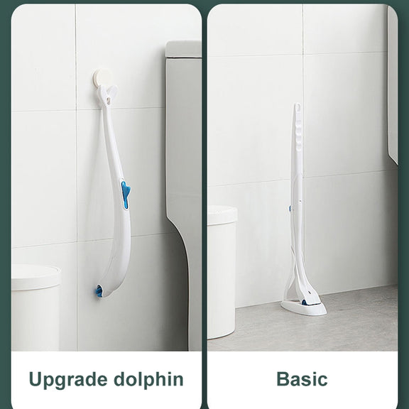 Disposable Toilet Brush Household Toilet Brush with Detergent, Style:Splicing