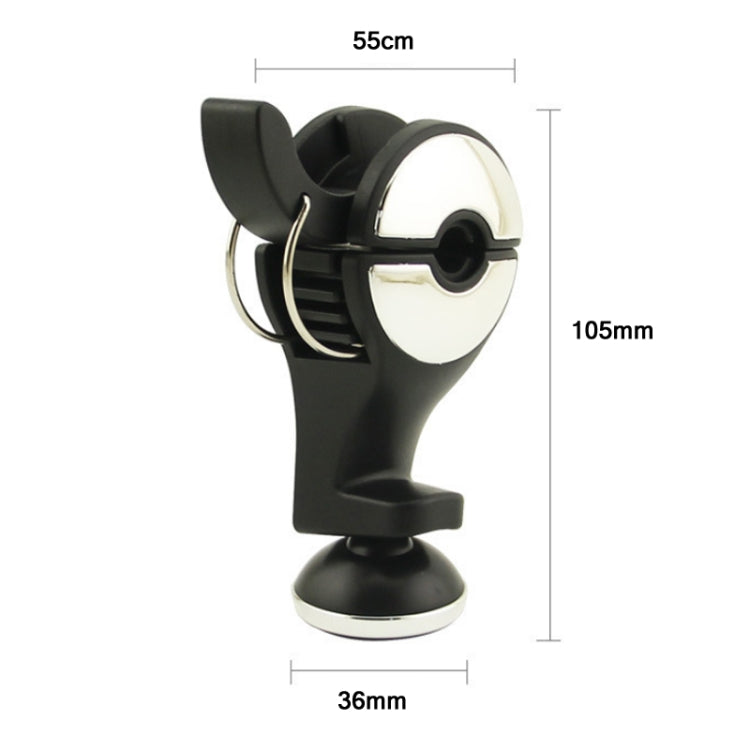 2 PCS Car Multifunctional Rear Headrest Mobile Phone Hook(Three Generation Magnetic Silver)
