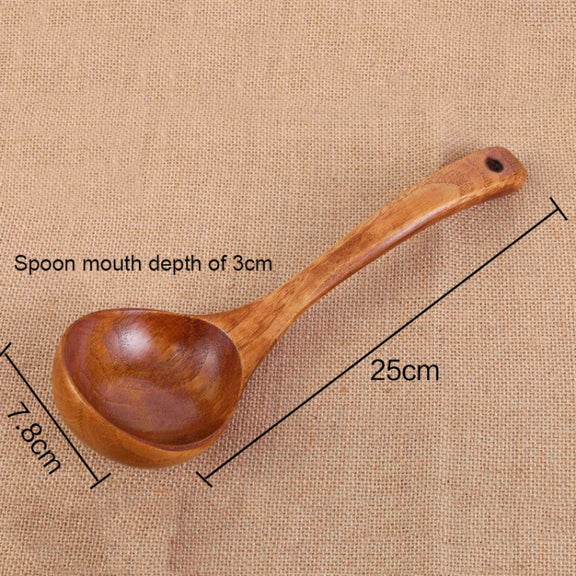Long-handled Wooden Spoon
