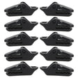 10pcs Tents Accessories Awning Wind Rope Clamp Plastic Clip Outdoor Camping Tent Alligator Cip Hook(Black) - Tents & Accessories by JD | Online Shopping South Africa | PMC TechLife | Buy Now Pay Later Mobicred