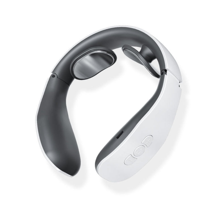Cervical Massager Electromagnetic Pulse Heating Neck Protector, Style:Charging Remote Heating