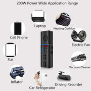 Car Inverter 12v/24v To 220v Household Power Converter Multi-Function Car Socket, Specification:V20-C For Cars