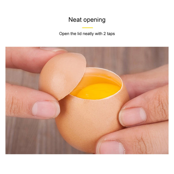 Metal Egg Scissors Egg Topper Cutter Shell Opener Stainless Steel Boiled Raw Egg Creative Kitchen Tools(Silver)