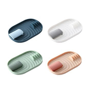 Kitchen Spatula Pot Lid Rack Kitchenware Plastic Storage Rack Random Color Delivery