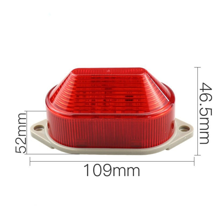 DC12V Led Mini Strobe Signal Warning Light Silent Warning Light(Green)