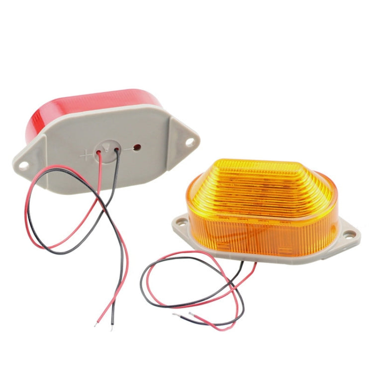 DC12V Led Mini Strobe Signal Warning Light Silent Warning Light(Green)