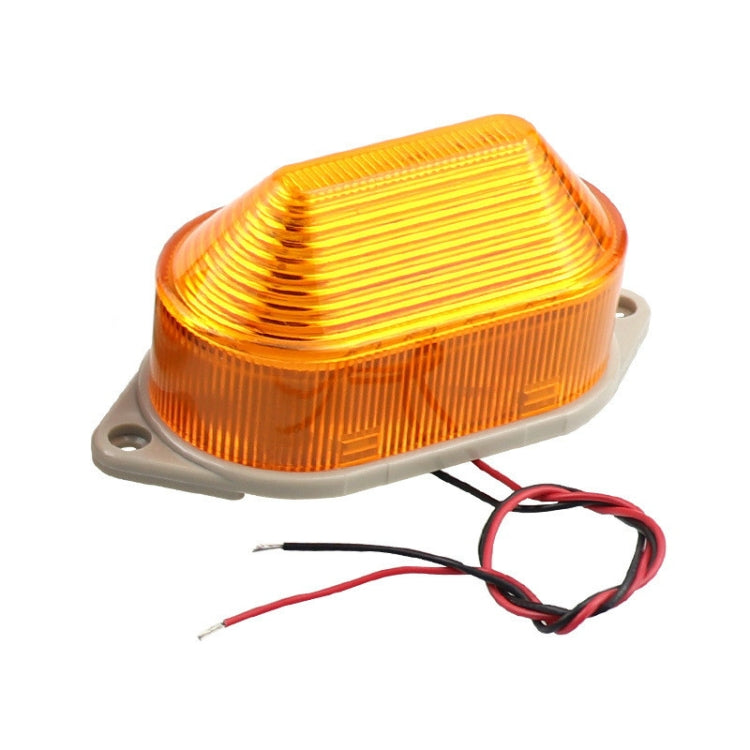 DC24V Led Mini Strobe Signal Warning Light Silent Warning Light(Orange)