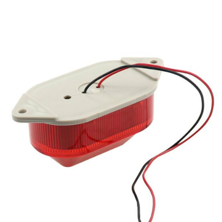 DC24V Led Mini Strobe Signal Warning Light Silent Warning Light(Blue)
