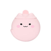Cartoon Silicone Mini Warm Belly Warm Palace Water Injection Explosion-Proof Warm Water Bag(Coral Powder)