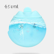 Cartoon Silicone Mini Warm Belly Warm Palace Water Injection Explosion-Proof Warm Water Bag(Coral Powder)