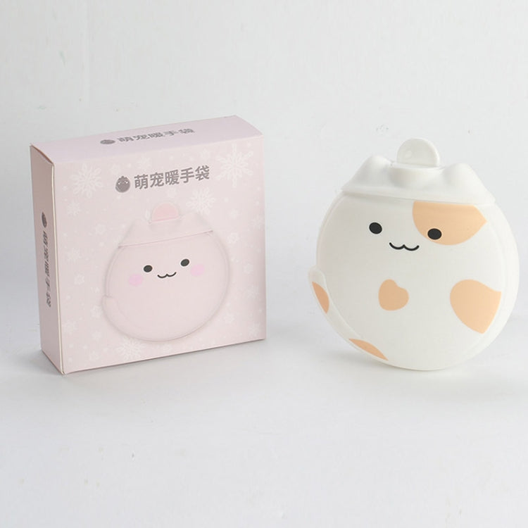 Cartoon Silicone Mini Warm Belly Warm Palace Water Injection Explosion-Proof Warm Water Bag(Coral Powder)