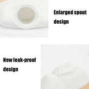Cartoon Silicone Mini Warm Belly Warm Palace Water Injection Explosion-Proof Warm Water Bag(Sky Blue)