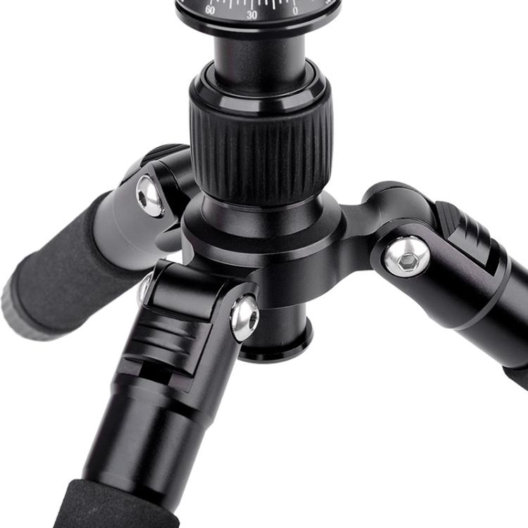 Xiletu FM5S-MINI 5-Section Folding Legs Mini Desktop Tripod Mount(Red)