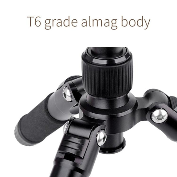 Xiletu FM5S-MINI 5-Section Folding Legs Mini Desktop Tripod Mount(Titanium)