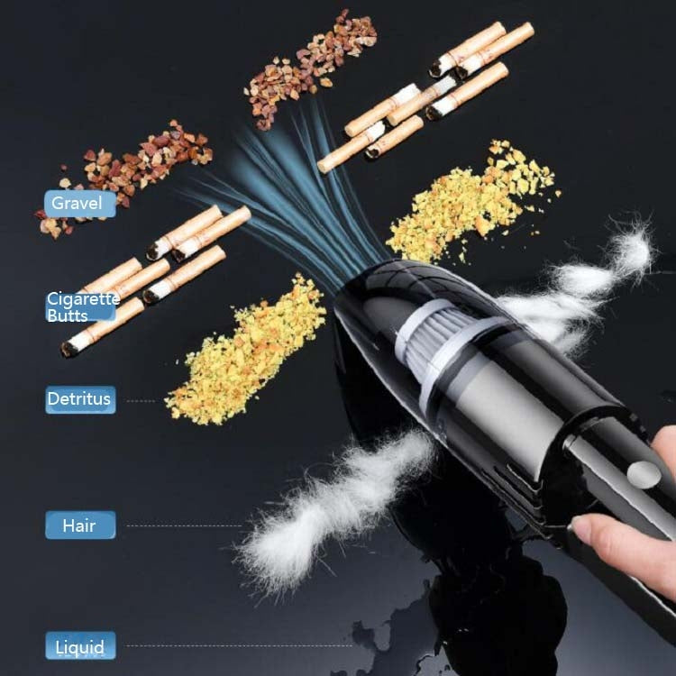 120W Car Vacuum Cleaner Car Small Mini Internal Vacuum Cleaner, Specification:Wired, Style:Turbine Motor