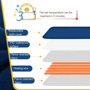 Pet Heating Pad Water-resistant and Anti-Scratch Electric Blanket, Size: 60x45cm, Specification: JP Plug