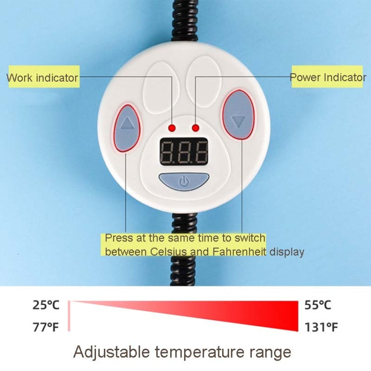 Pet Heating Pad Water-resistant and Anti-Scratch Electric Blanket, Size: 60x45cm, Specification: JP Plug