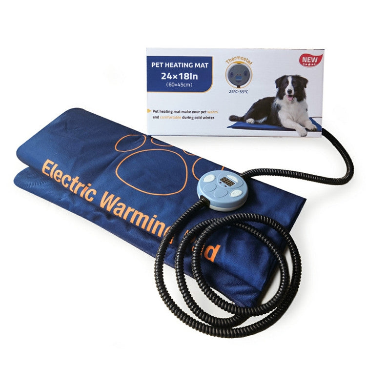 Pet Heating Pad Water-resistant and Anti-Scratch Electric Blanket, Size: 60x45cm, Specification: JP Plug