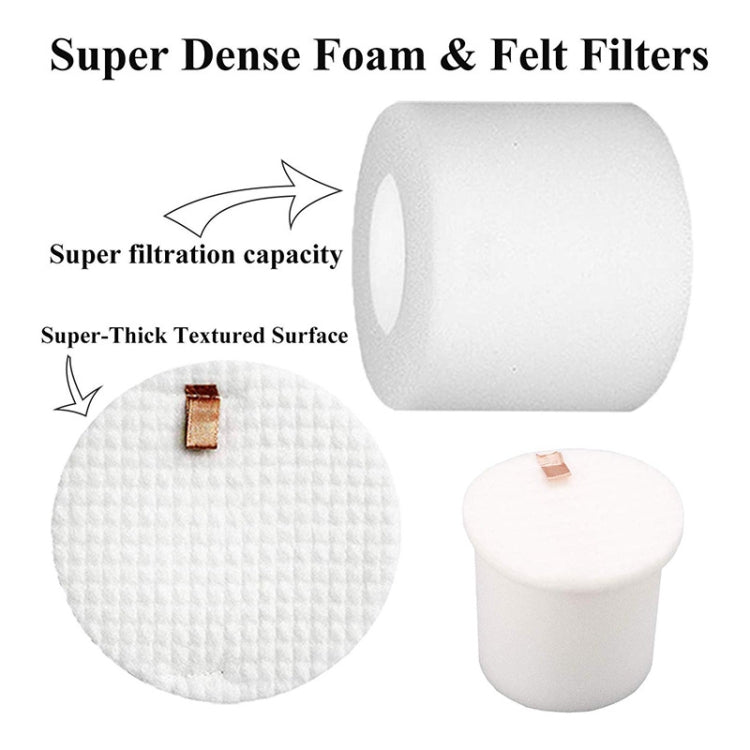 8 PCS/Set Vacuum Cleaner Filter Set For Shark IQ R101AE IQ R101 / RV1001
