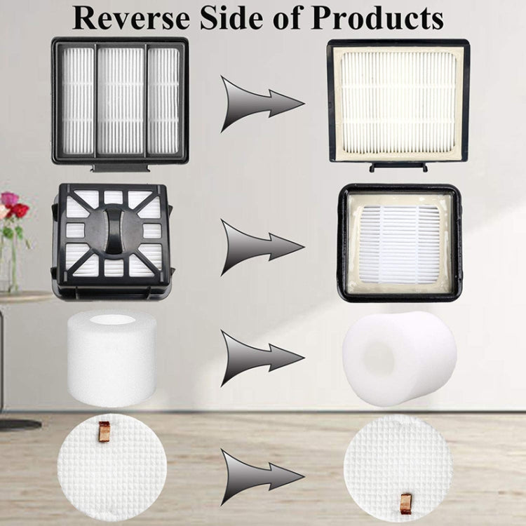 8 PCS/Set Vacuum Cleaner Filter Set For Shark IQ R101AE IQ R101 / RV1001