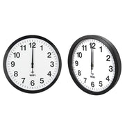 Smart Network Automatic Time Synchronization Wifi Wall Clock Modern Minimalist Silent Living Room Clock, Size:16 inch(Silver)